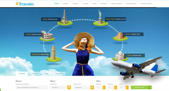 Các tính năng trên website đặt vé máy bay
